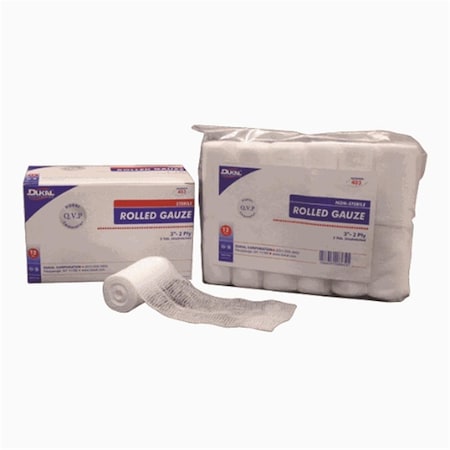 Dukal Dukal Sterile 3 Rolled Gauze 2-Ply 5 yds. , 8PK 453